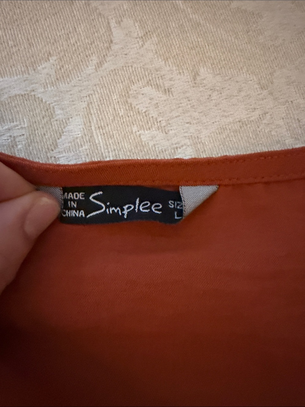Simplee Apparel Rust Ruffle Wrap Maxi Dress - Picture 5 of 5